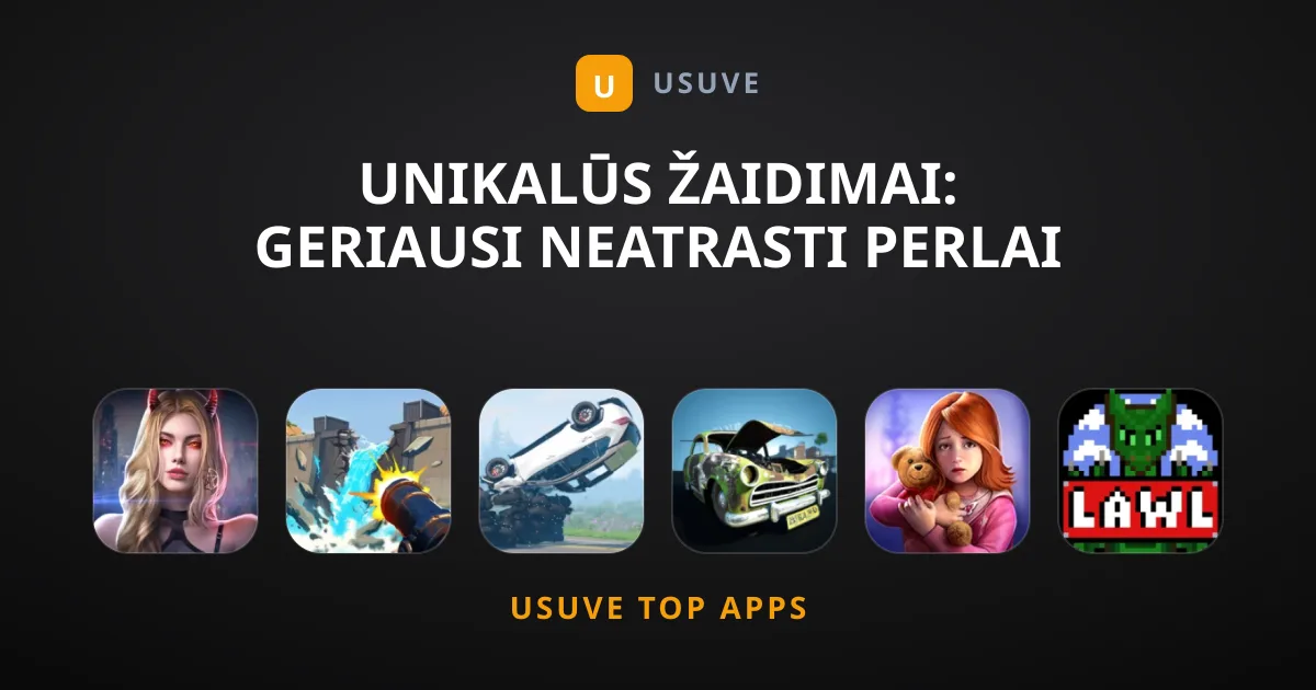 Unikalūs Žaidimai: Geriausi Neatrasti Perlai Jūsų Telefonui